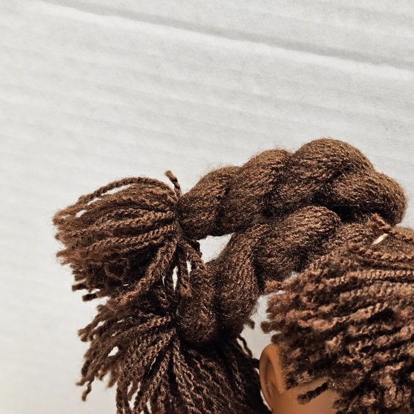 CPK Cabbage Patch Kids African American Brown Eyes Braids 2004 2005 Doll Signed - Picture 13 of 16